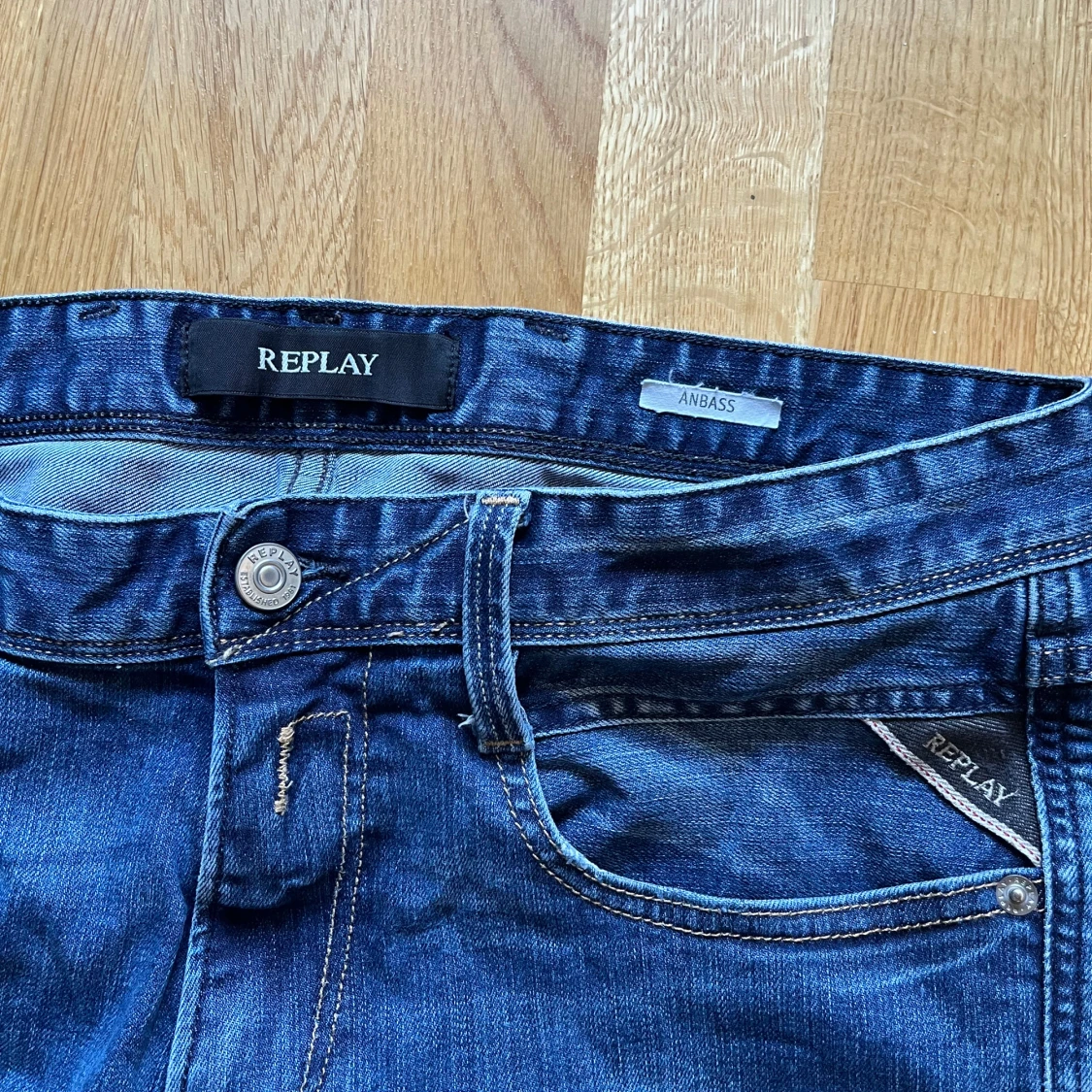 Replay Anbass blå jeans herr - 3