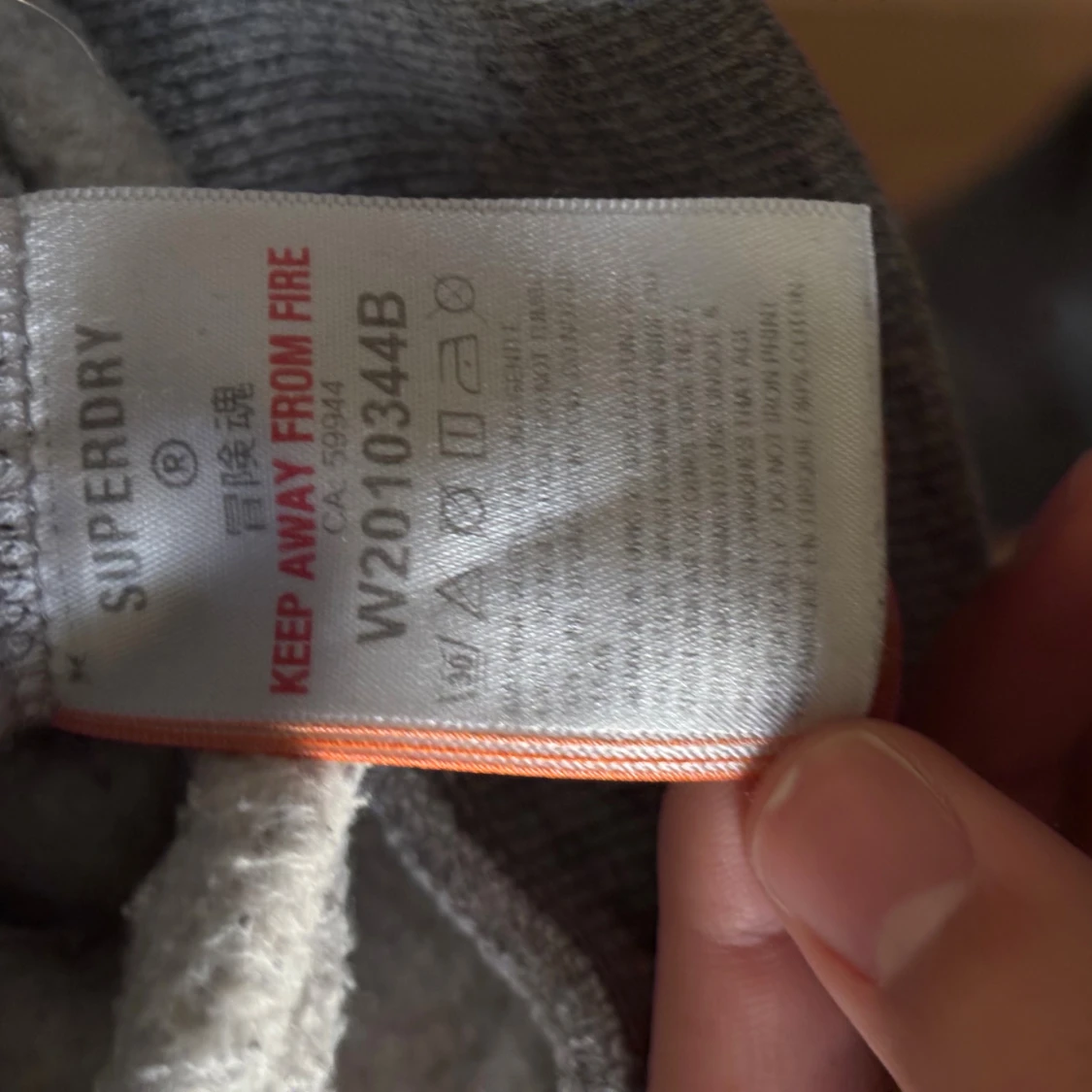 Tjock, grå hoodie - Vailent - 4