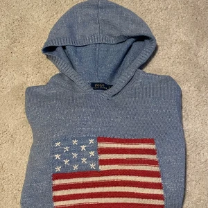 Extremt sällsynt Ralph Lauren stickad hoodie - Kom PM för mer info!