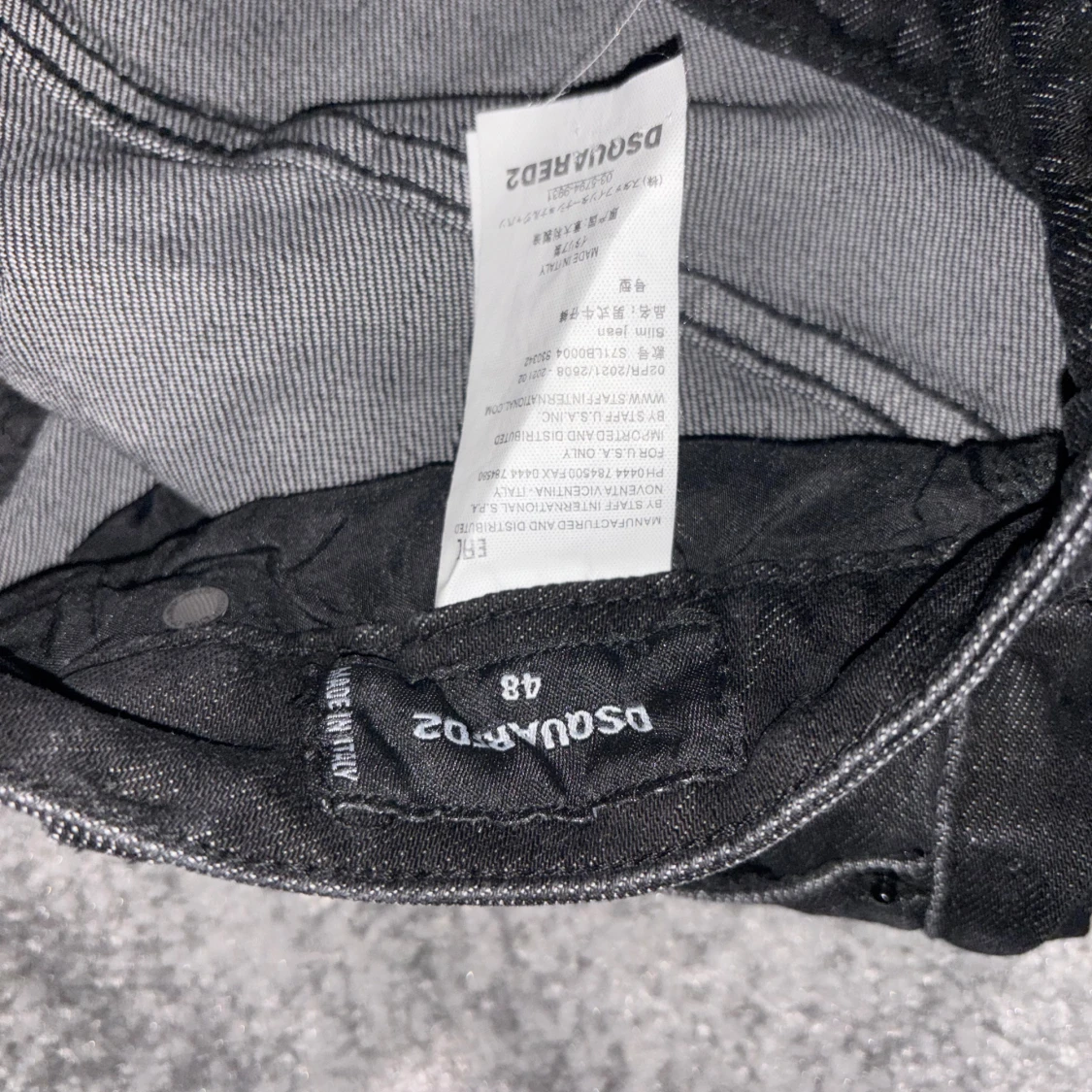 Svarta Dsquared2 ICON jeans, stl 48 - 1