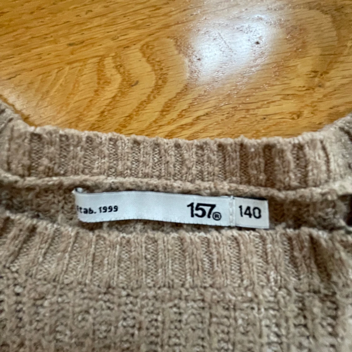 Randig stickad tröja från 157 - 2