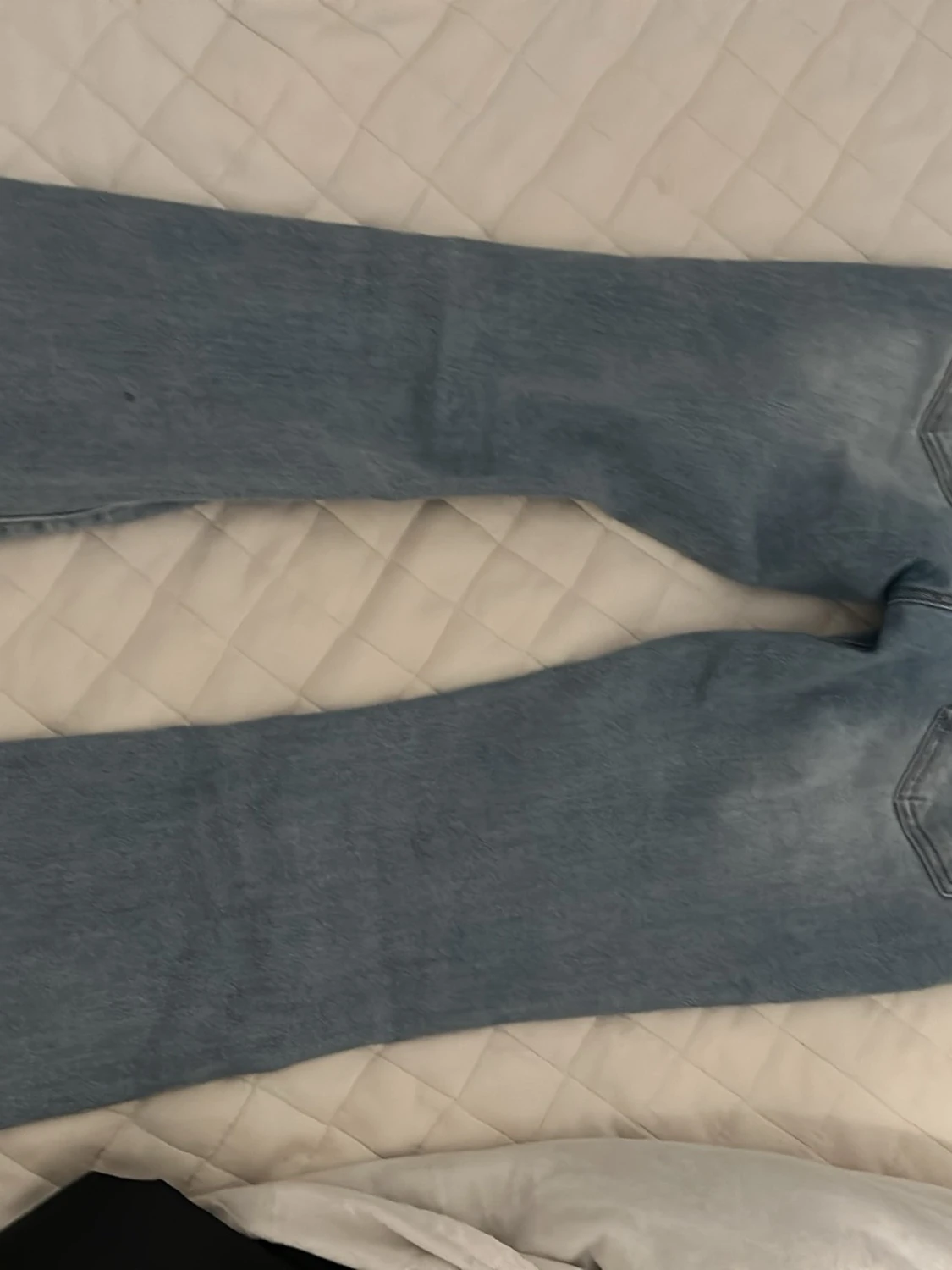 Ljusblå bootcut jeans från MSART - 2