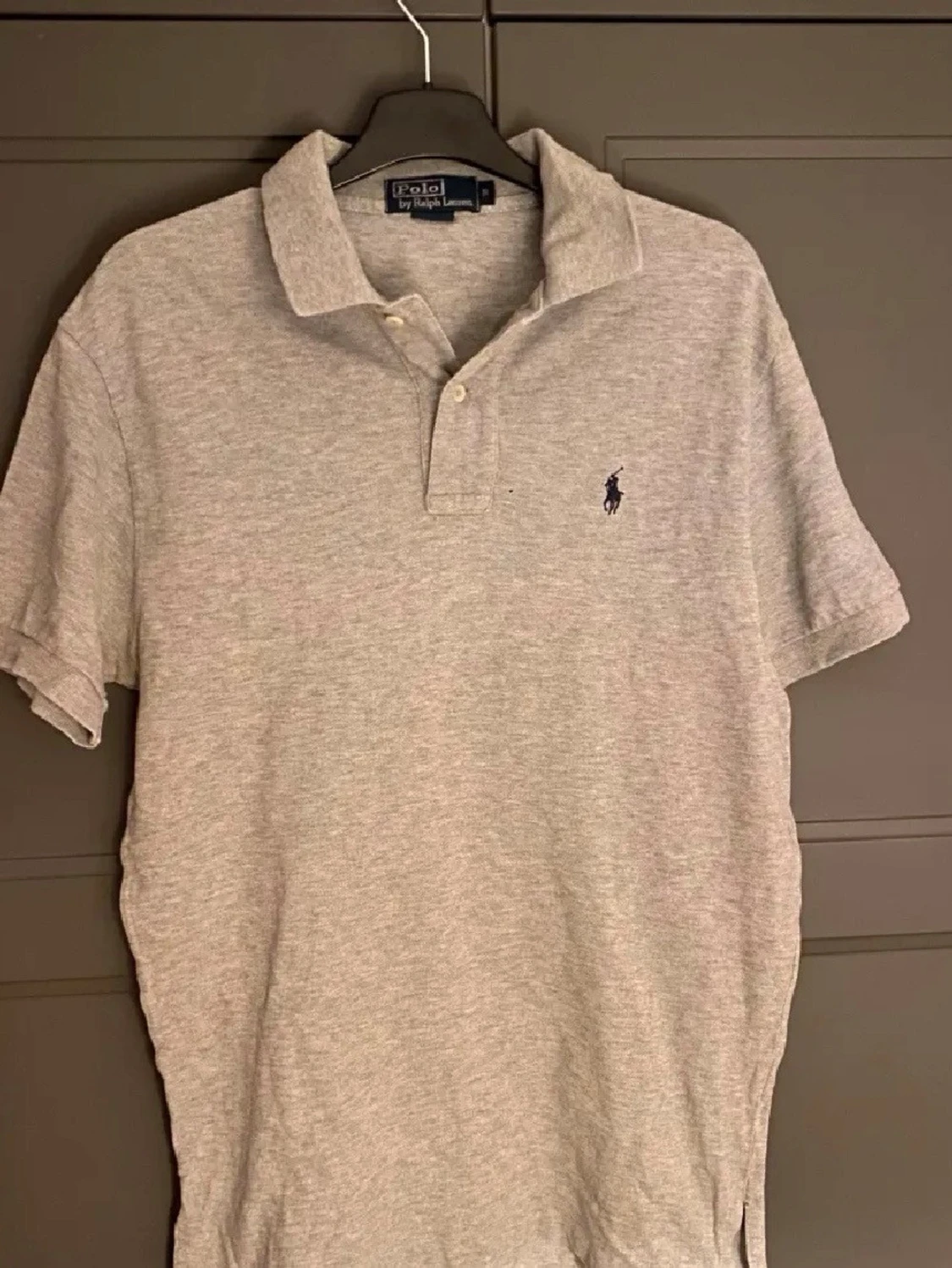 Grå pikétröja från Polo Ralph Lauren