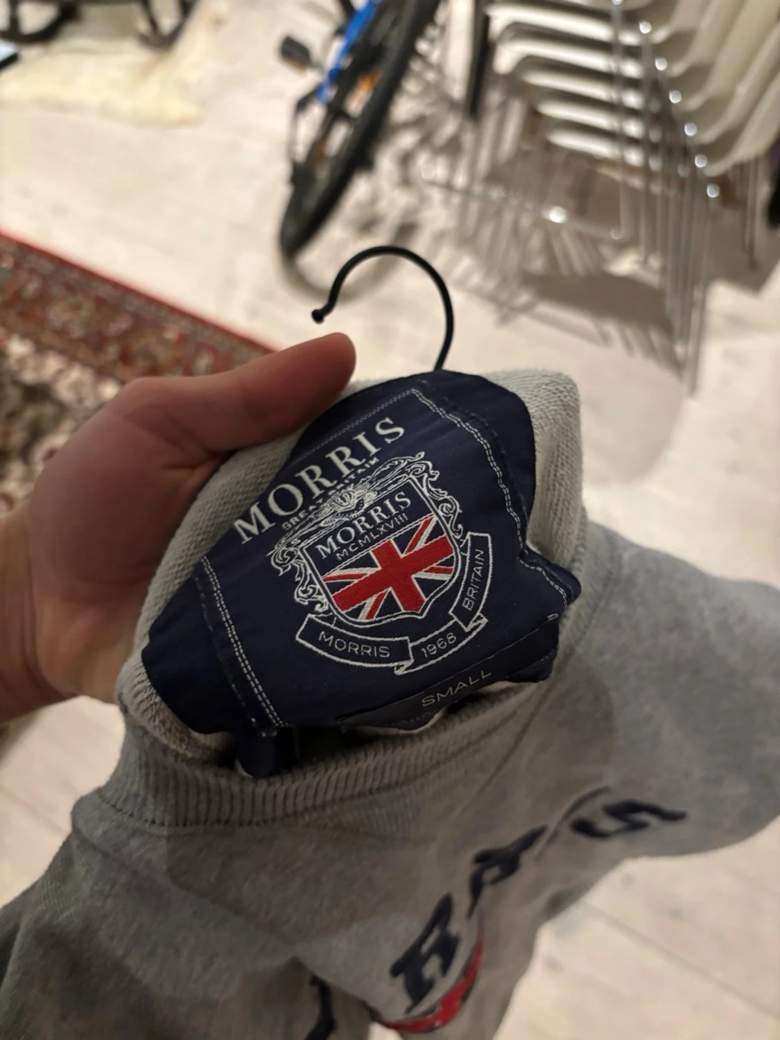 Grå sweatshirt från Morris - 2