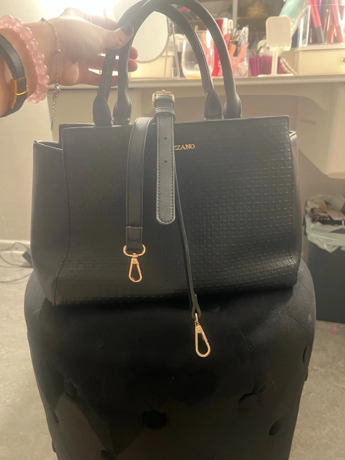 Svart handväska från Vezzano - 1