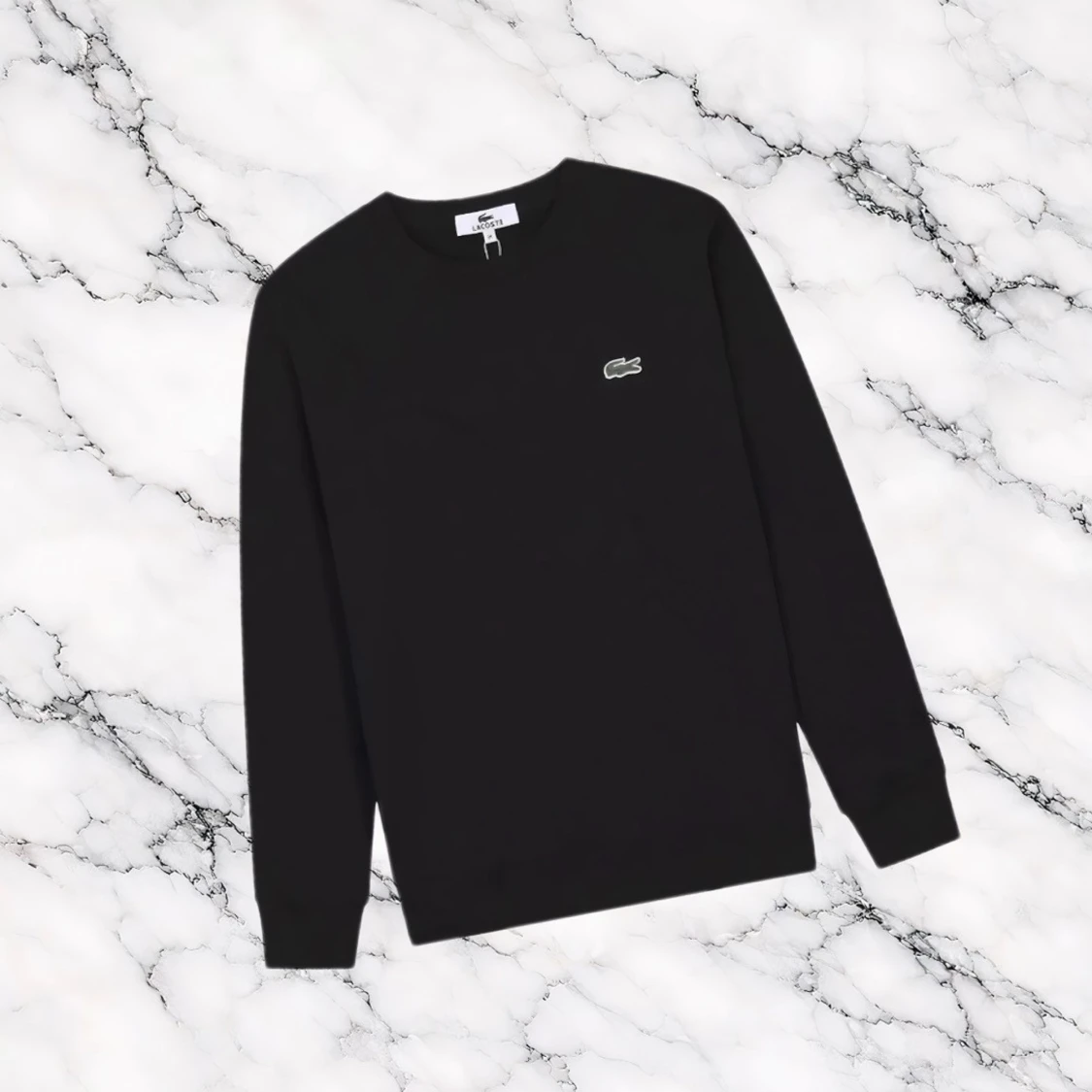 Svart Lacoste Tröja