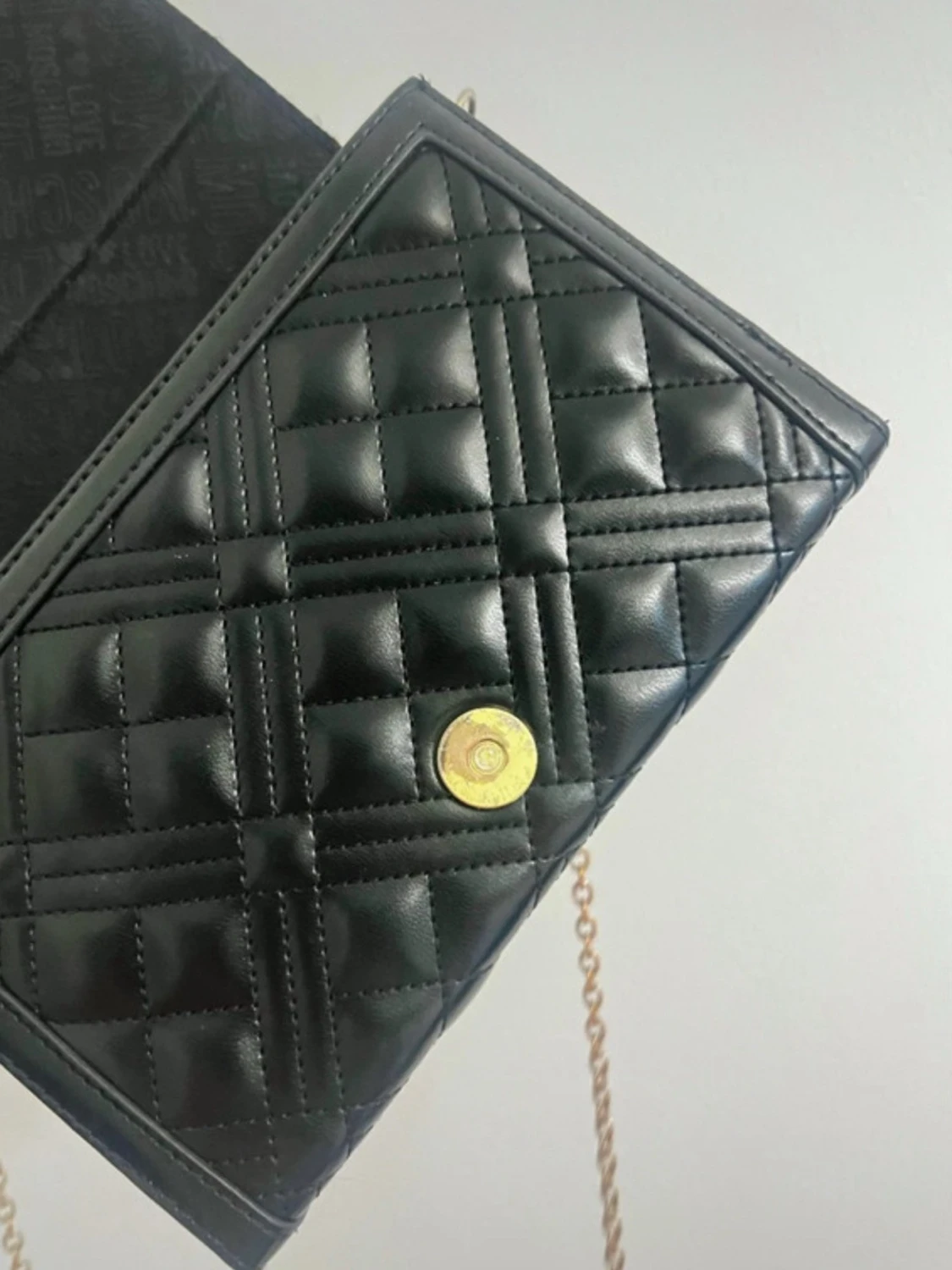 Svart axelväska Love Moschino - 3