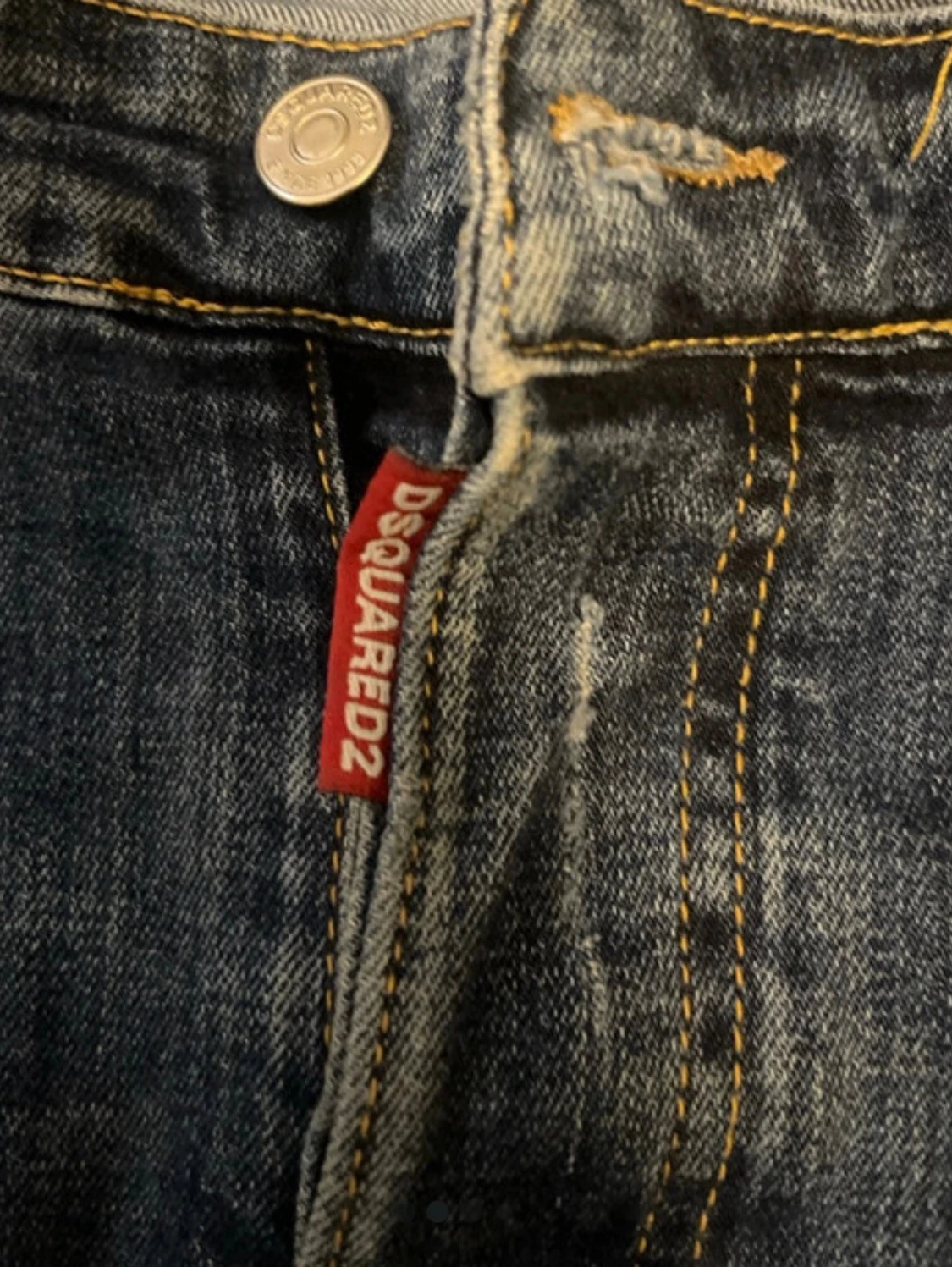 Blå distressed jeans från Dsquared2 - 1