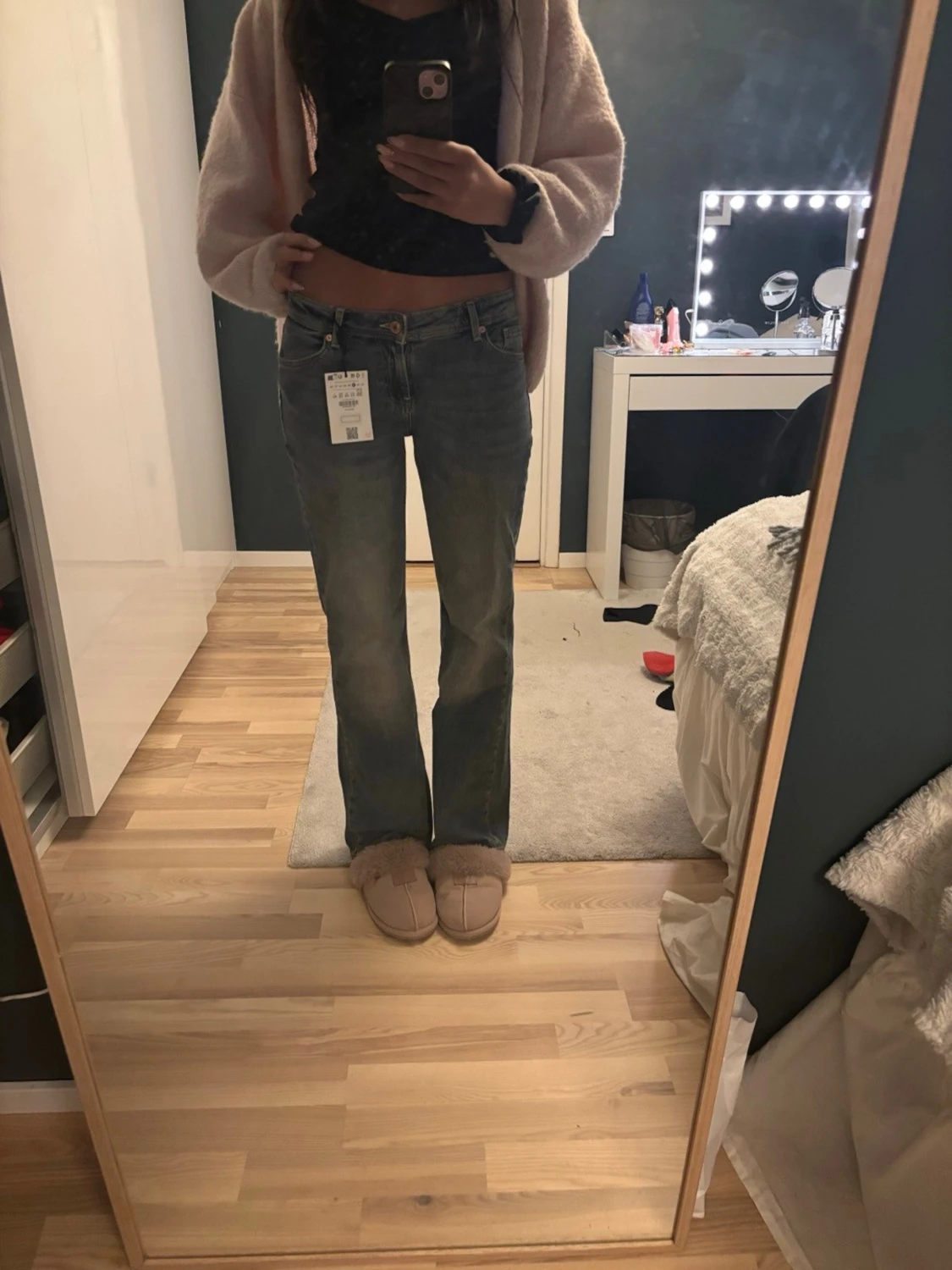 bootcut jeans blå
