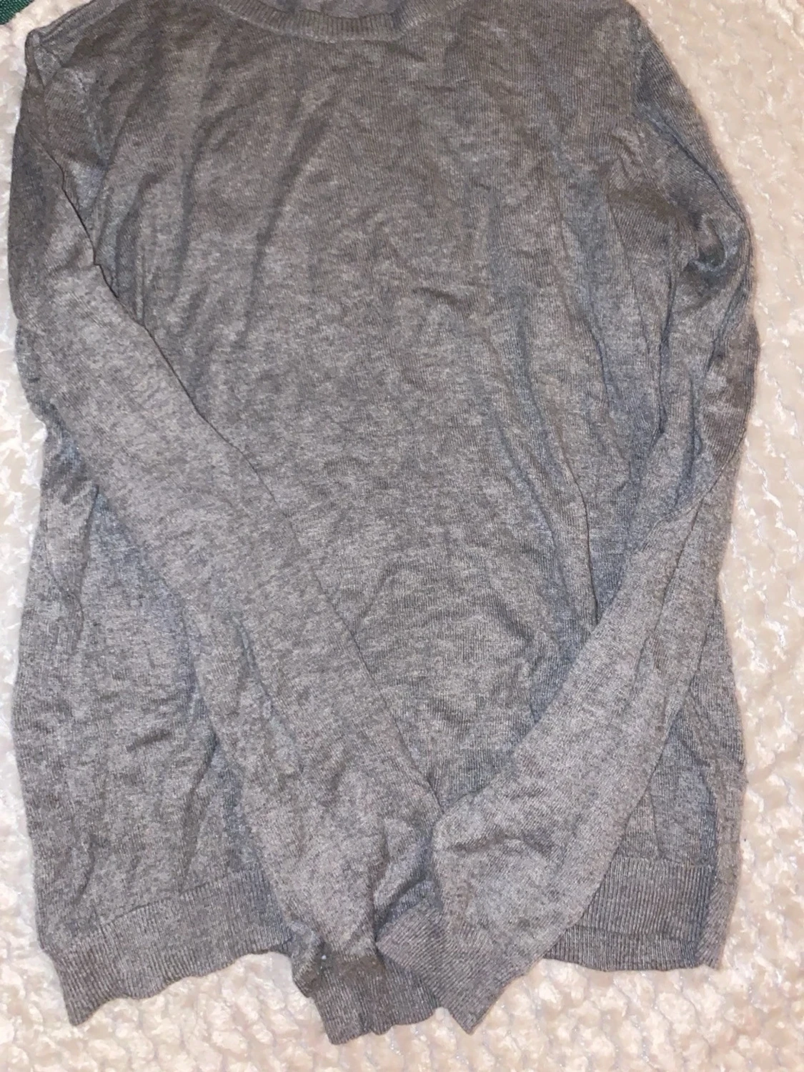 Grå stickad tröja från H&M Basics