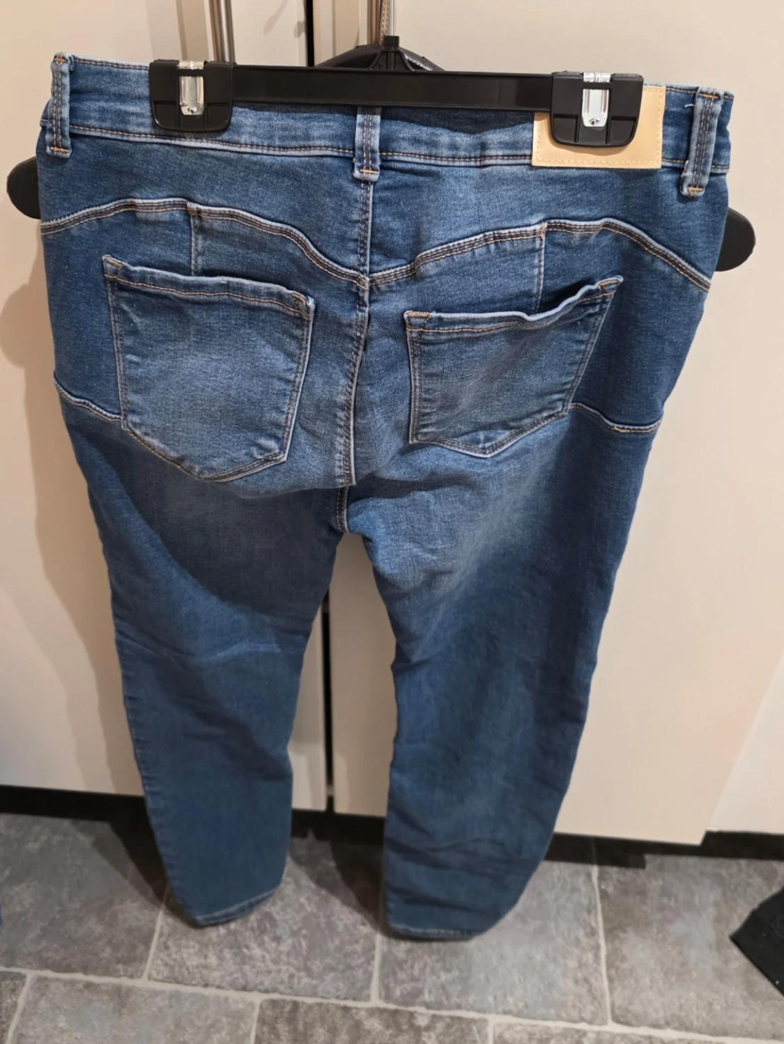 Blå skinny push up jeans FB Sister - 2