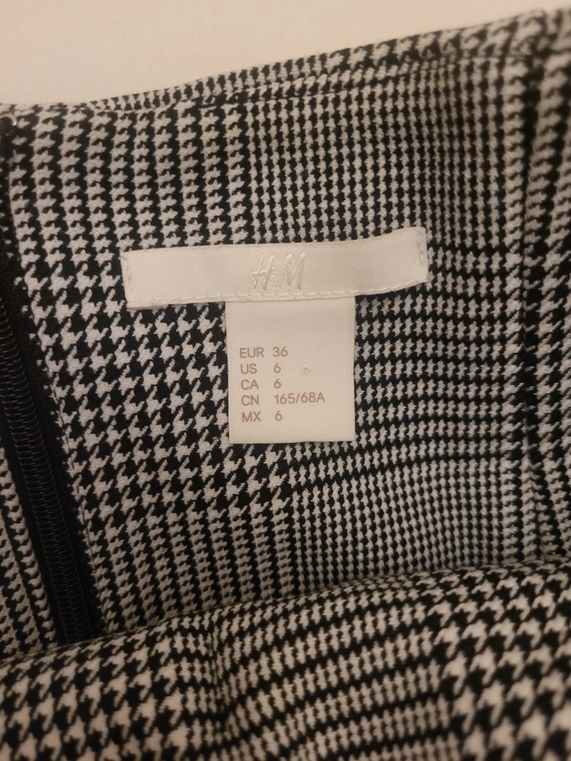 Rutig långkjol med knyt från H&M - 2