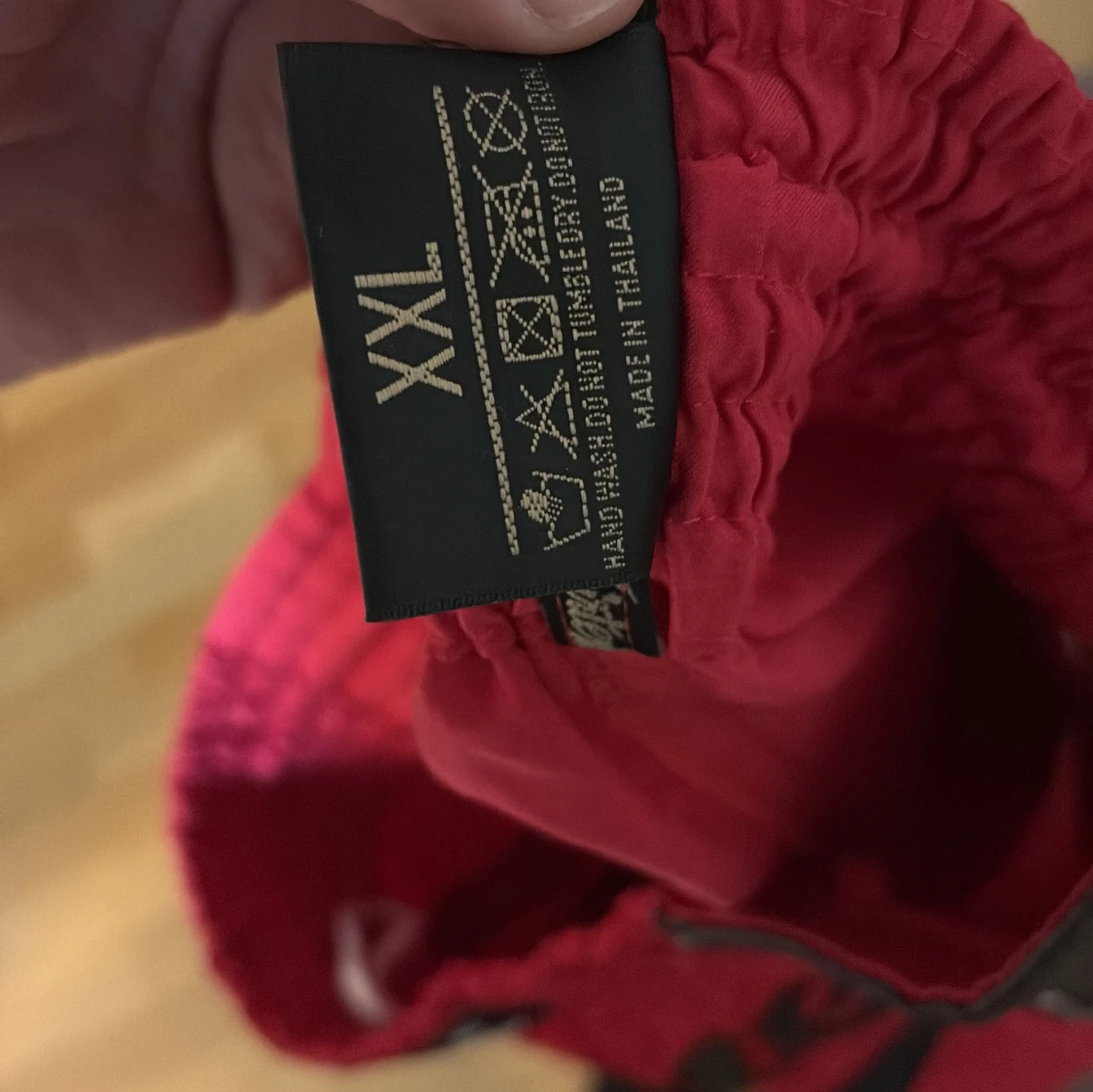 Röda Fairtex träningsshorts XXL - 2