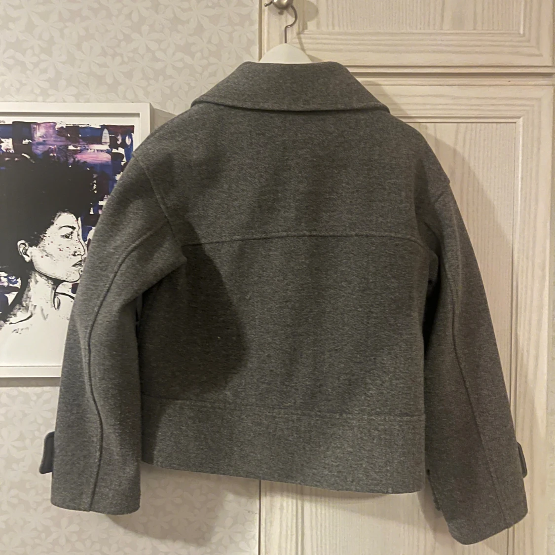 Grå kappa från Kappahl i ullmix - 2