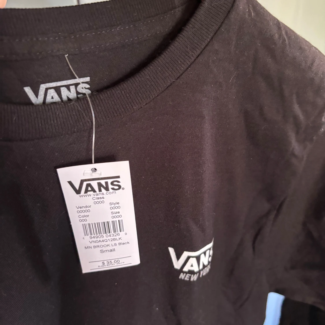 Svart långärmad tröja från Vans - 2