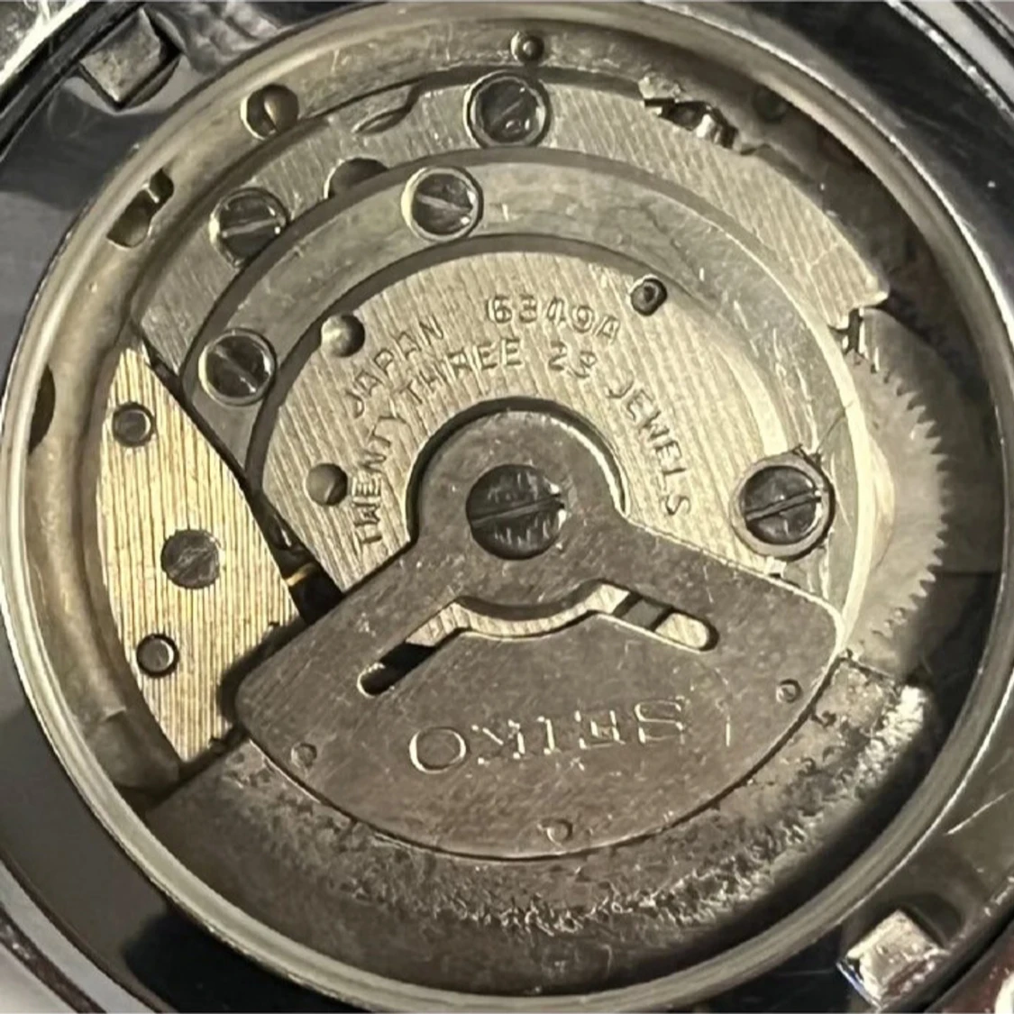 Seiko 5 automatisk klocka blå urtavla - 4