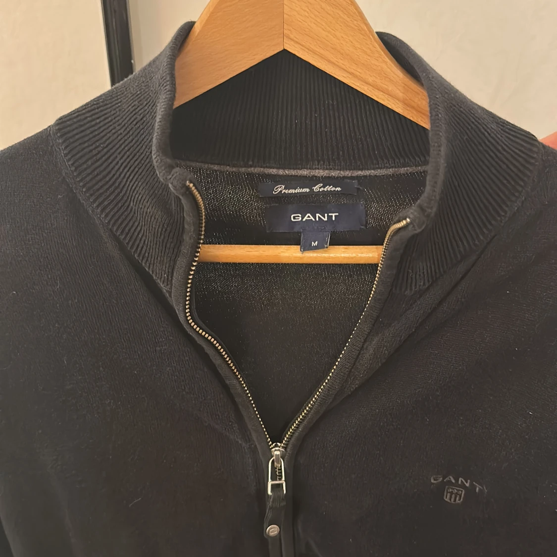GANT Premium cotton kofta/tröja zip up  - 2