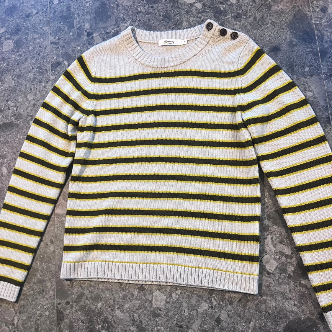 Randig stickad tröja från Bonpoint