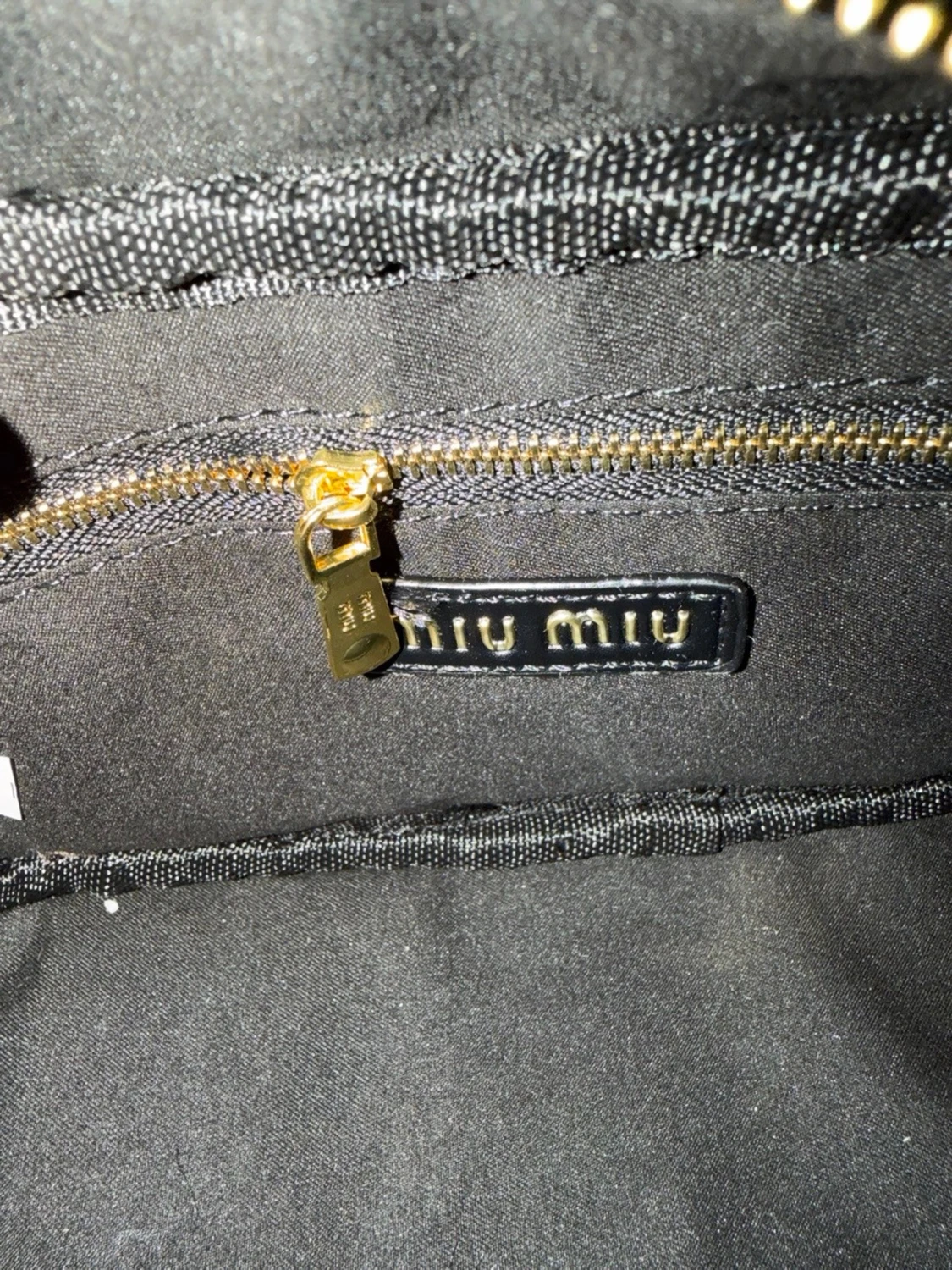 Miu Miu black leather purse/bag - 2