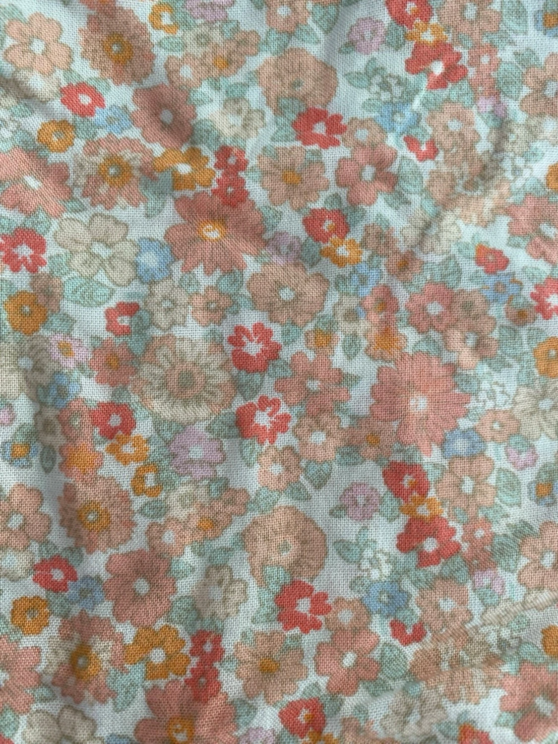 Blommig linnetopp och kjol från KappAhl - 1