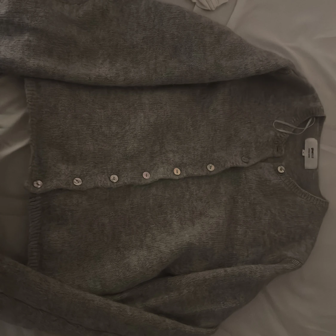 Grå kofta i alpackablandning Gina Tricot - 2