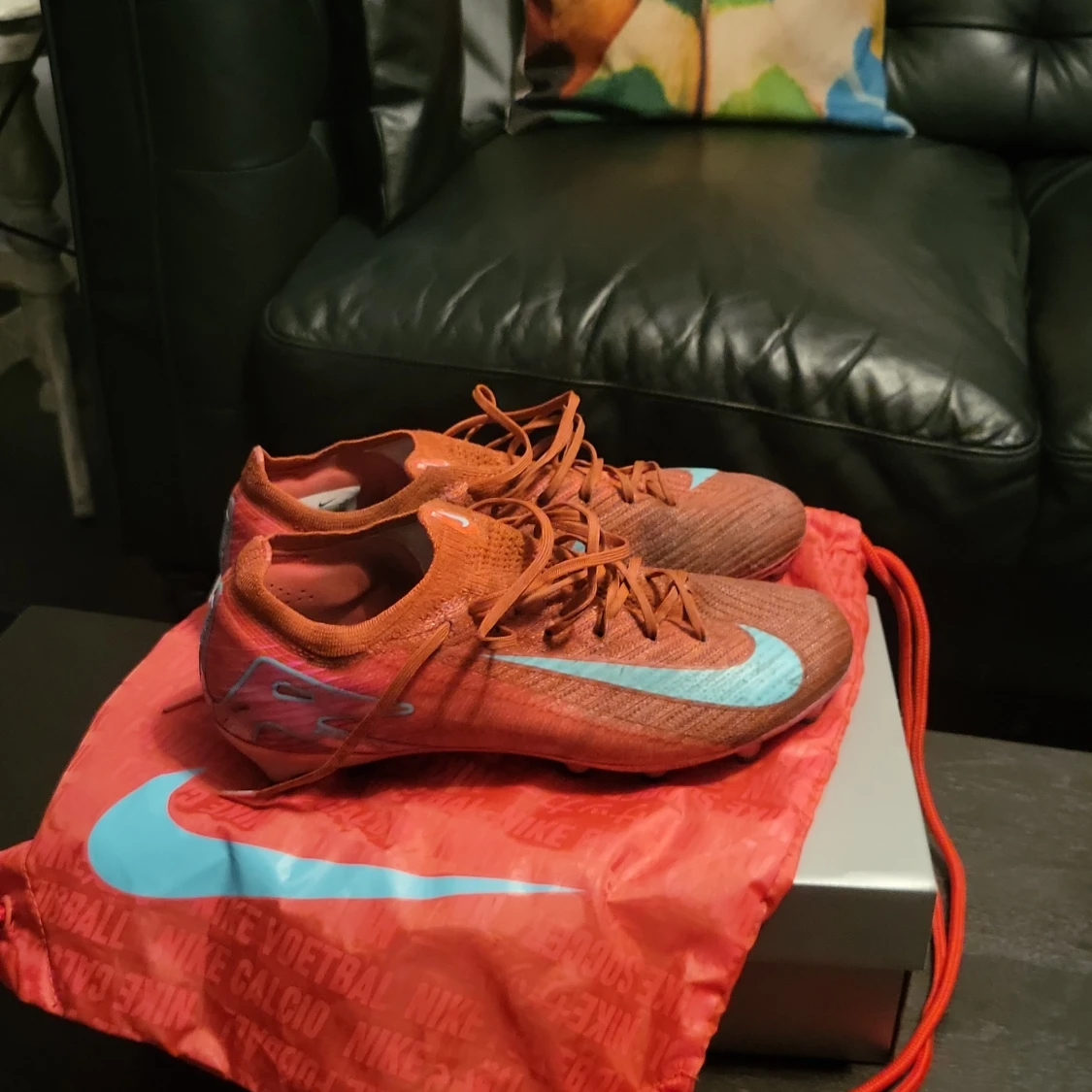 Nike Mercurial fotbollsskor röd/blå