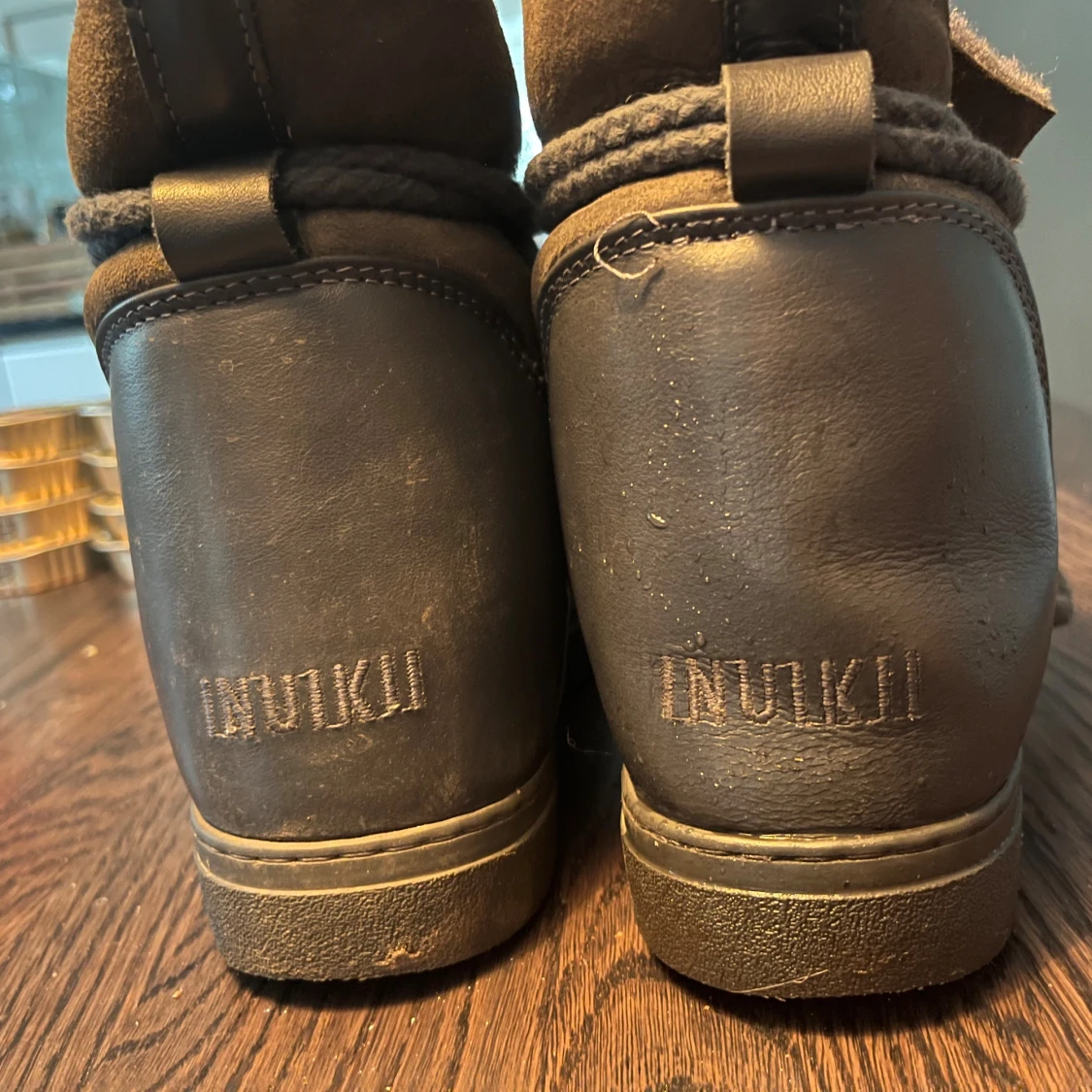 Svarta boots från Inuikii i mocka - 1