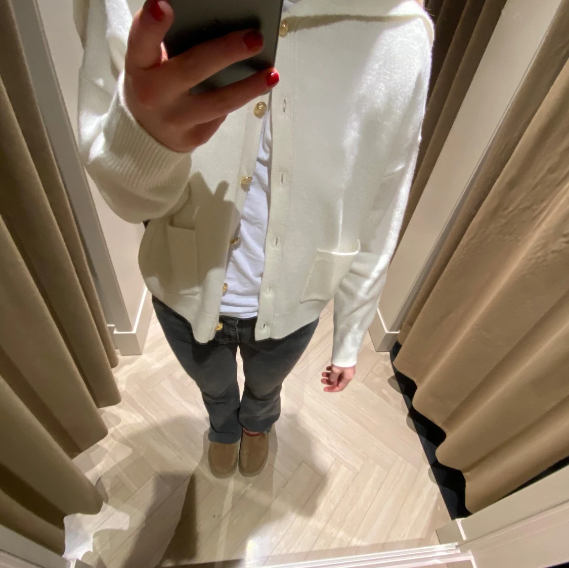 Vit kofta från Massimo Dutti - 2