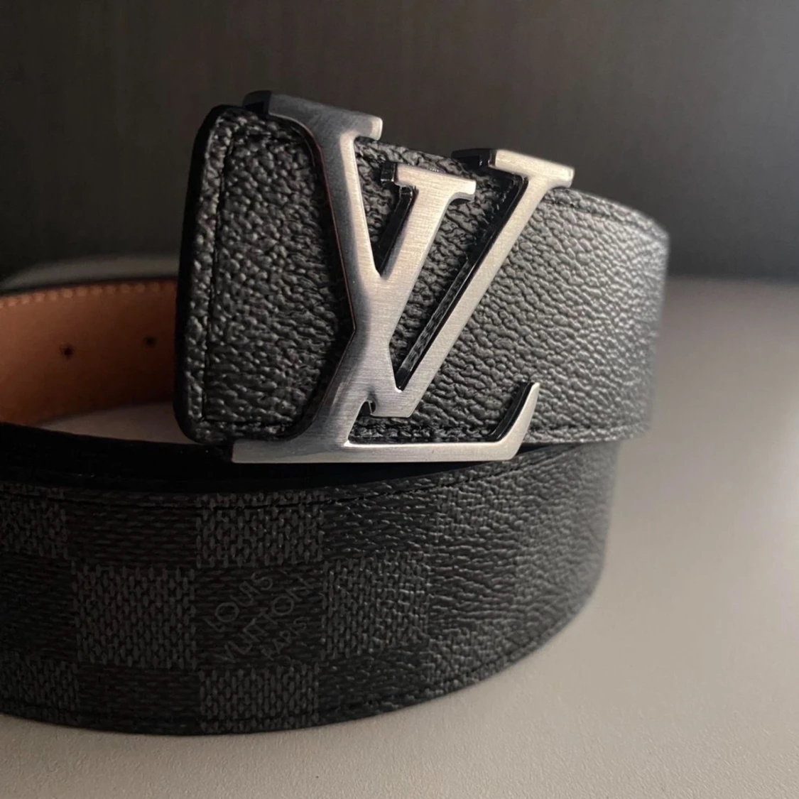 svart och silver bälte  - 2