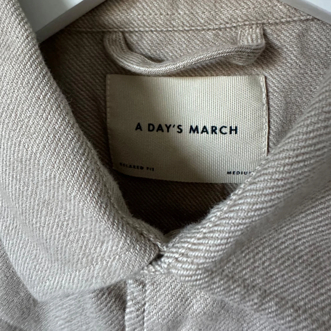 Beige överskjorta från A Day's March - 2