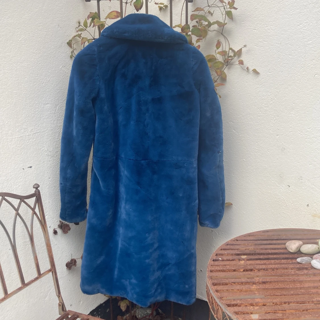 Blå pälsjacka från Vero Moda XS - 3