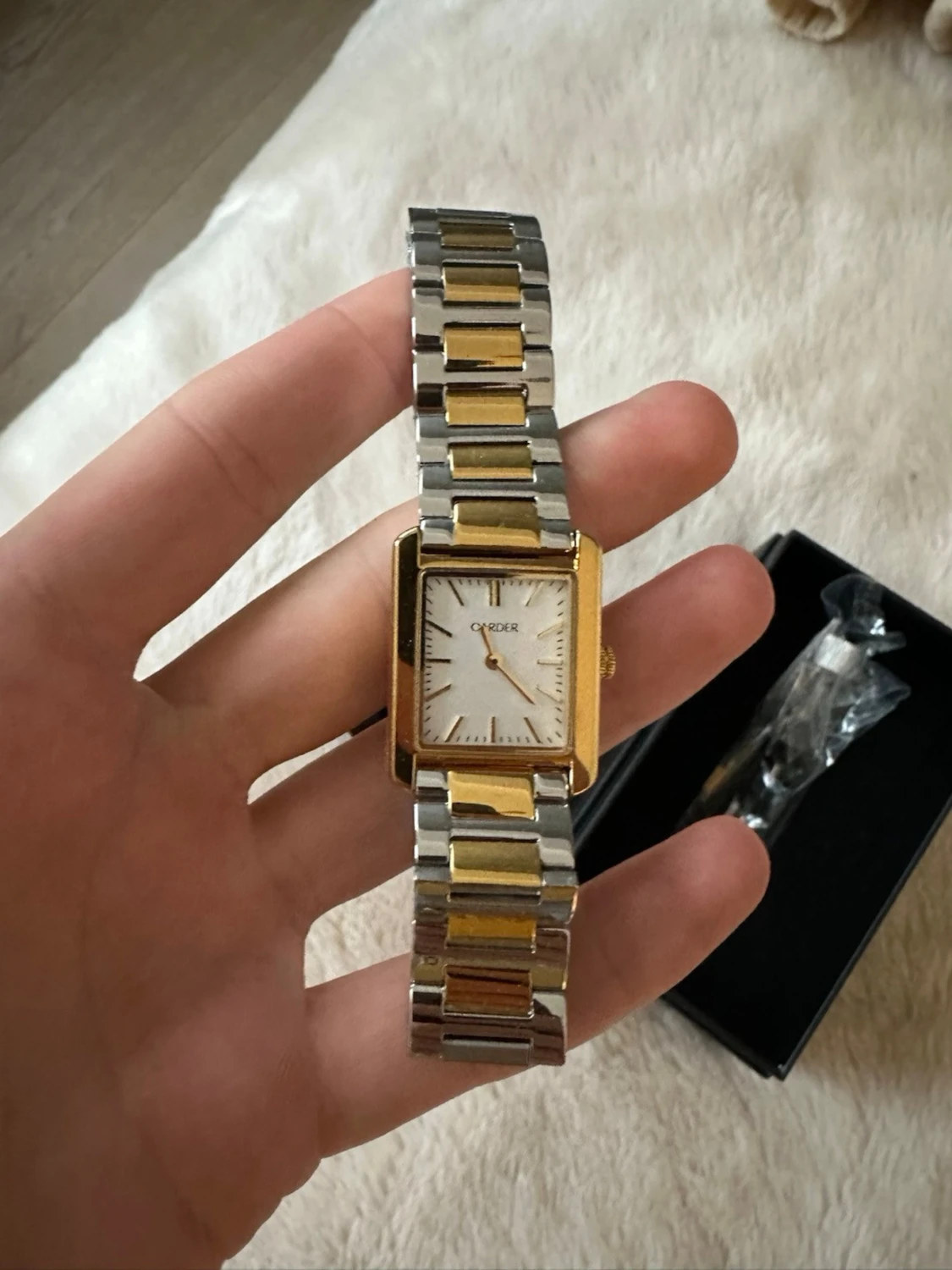 Carder Mason white/gold watch - 1