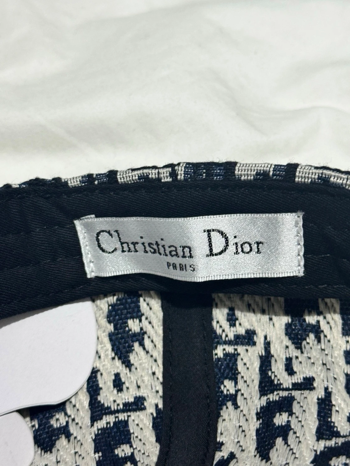 Dior keps med monogrammönster - 5