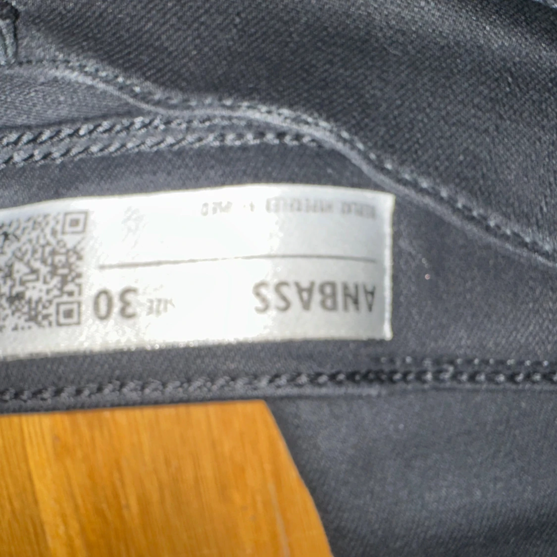 Replay Anbass svarta jeans, W30 L32 - 4