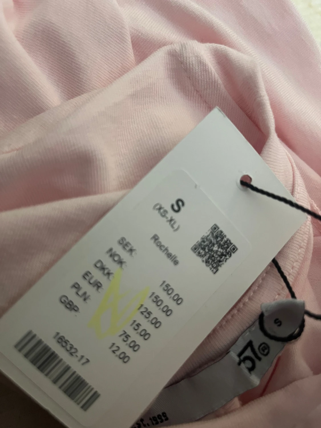 Ljusrosa topp med vida ärmar från Lager 157 - 3