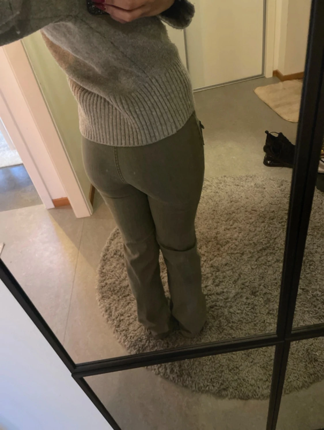 gröna jeans från H&M - 1