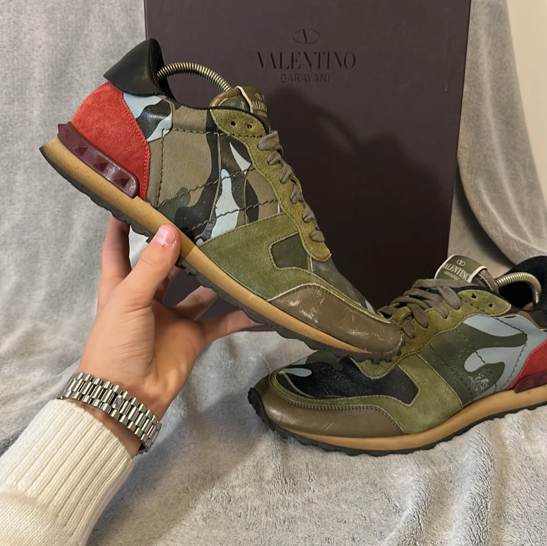 Valentino Rockrunner sneakers camo