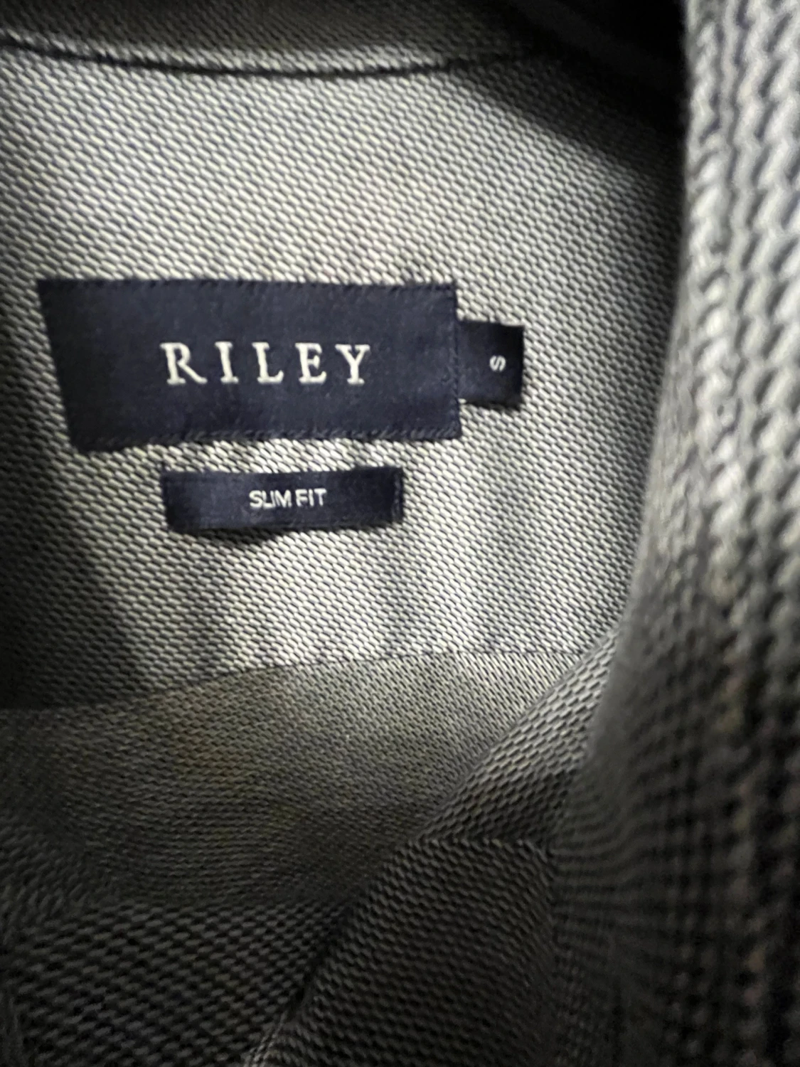 Grå slim fit skjorta  - 2