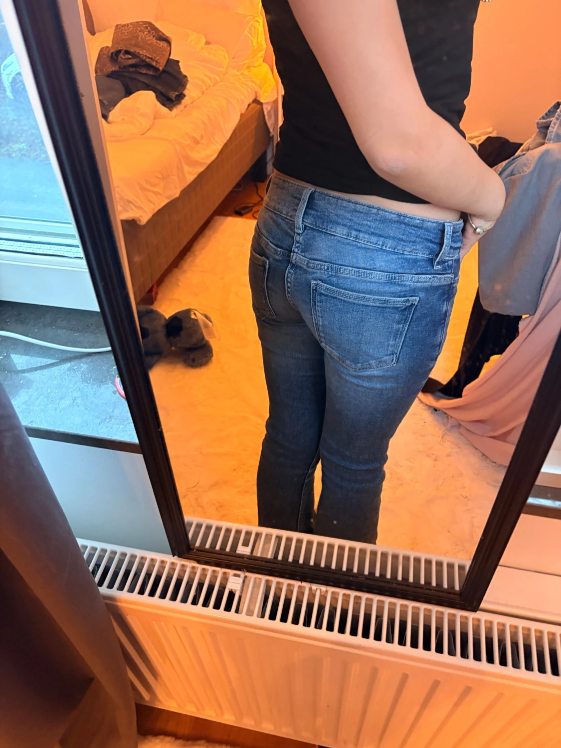 Gina Tricot 14+ pleated flare jeans - 1