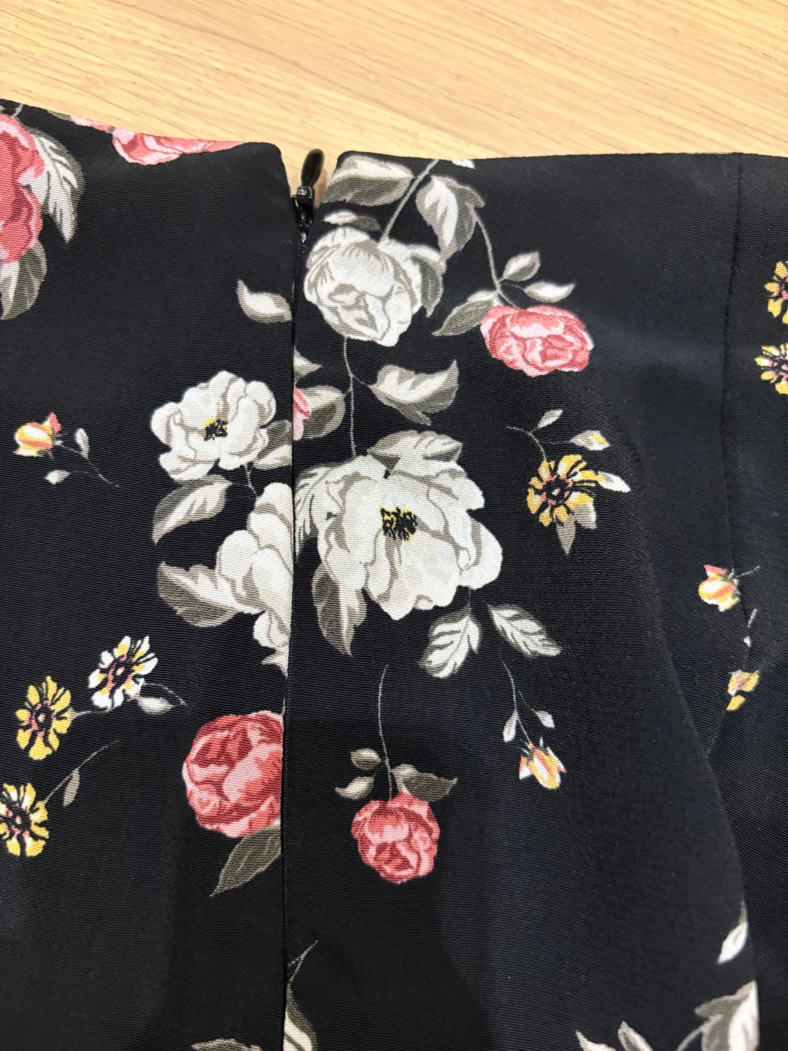 Svarta blommiga wide byxor H&M Divided - 2