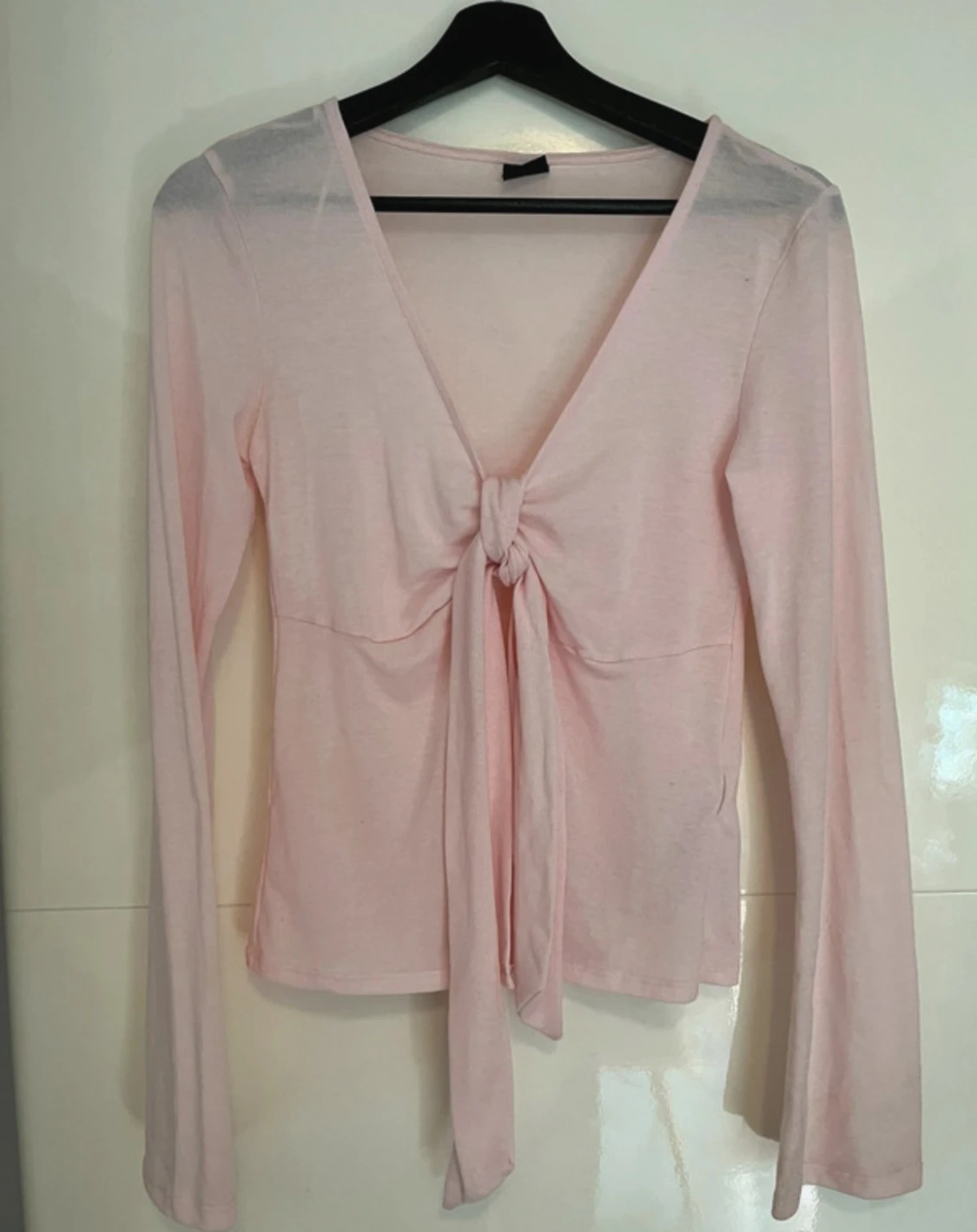 Ljusrosa långärmad tröja