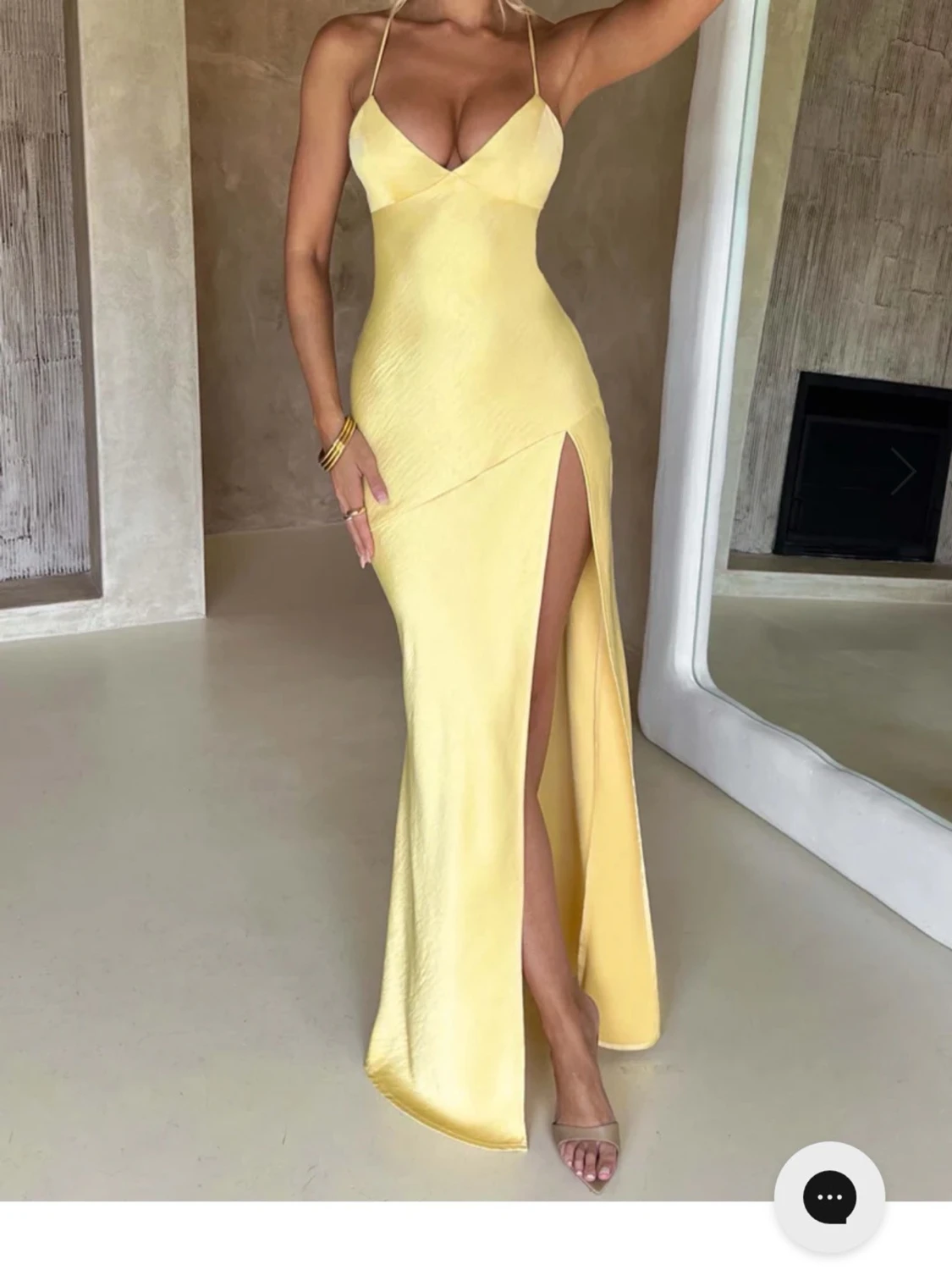 Gul balklänning  - 2