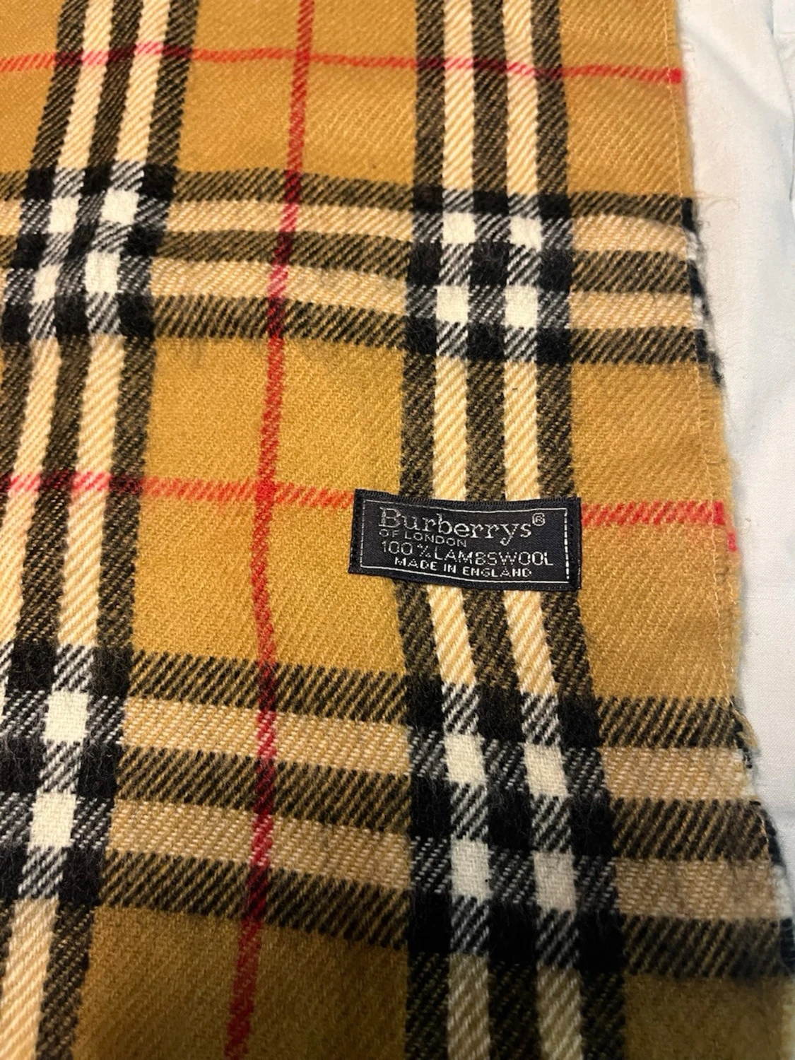Rutig Burberrys halsduk i ull - 2