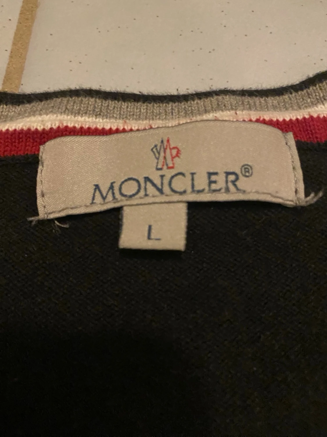 Svart Moncler tröja L - 4