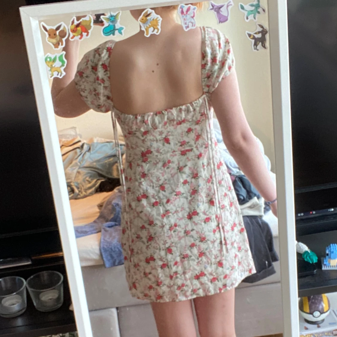 Blommig kortklänning🌹 - 1