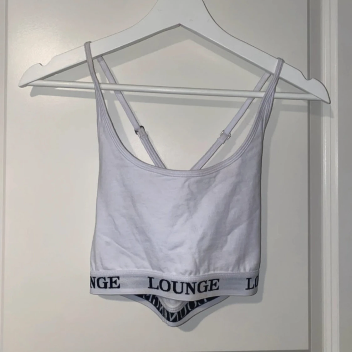 Vit Lounge linne crop top XS