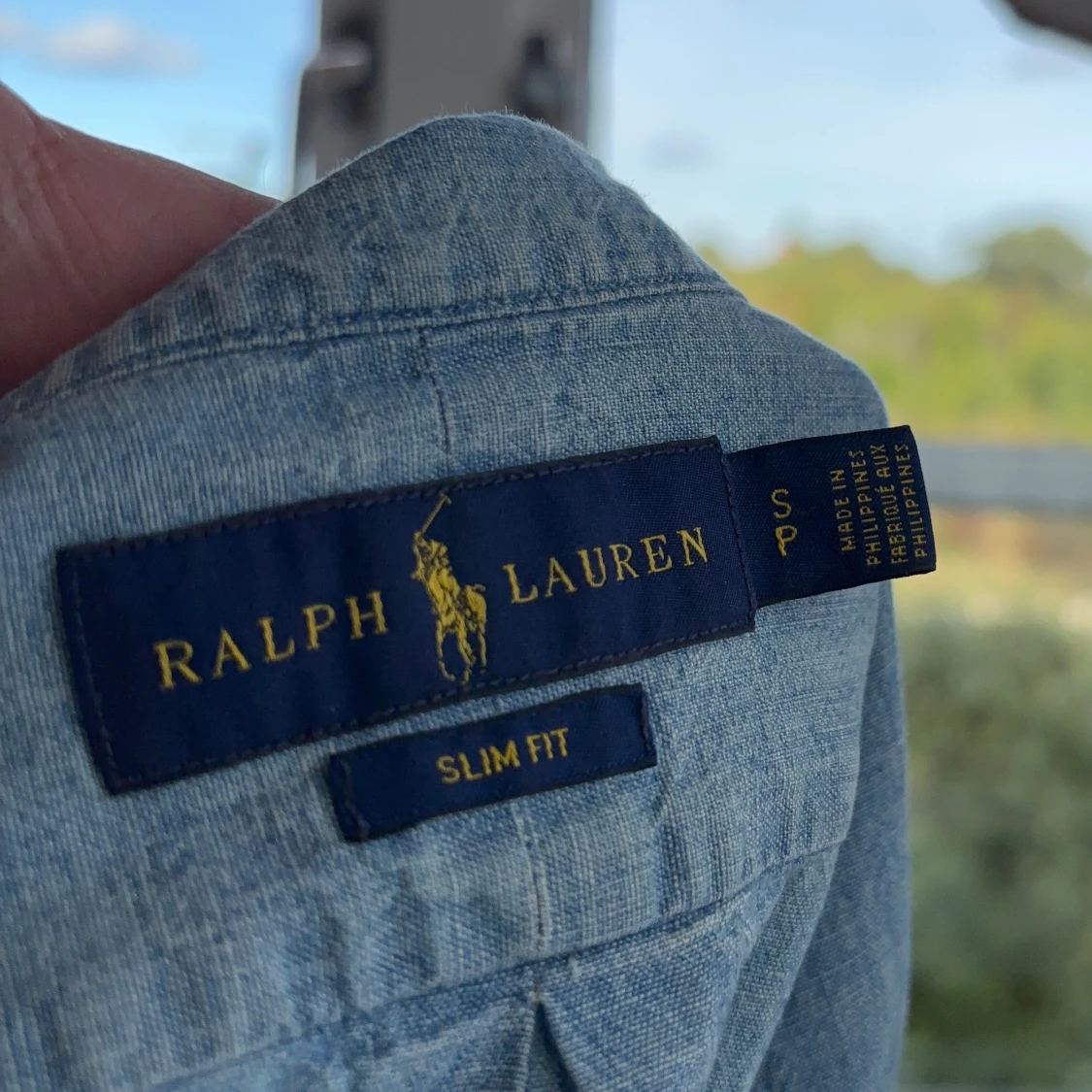 Ljusblå slim fit skjorta Ralph Lauren - 2