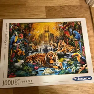 Clementoni 1000-bitars Pussel - Djur i regnskogen - Fattas 1 bit