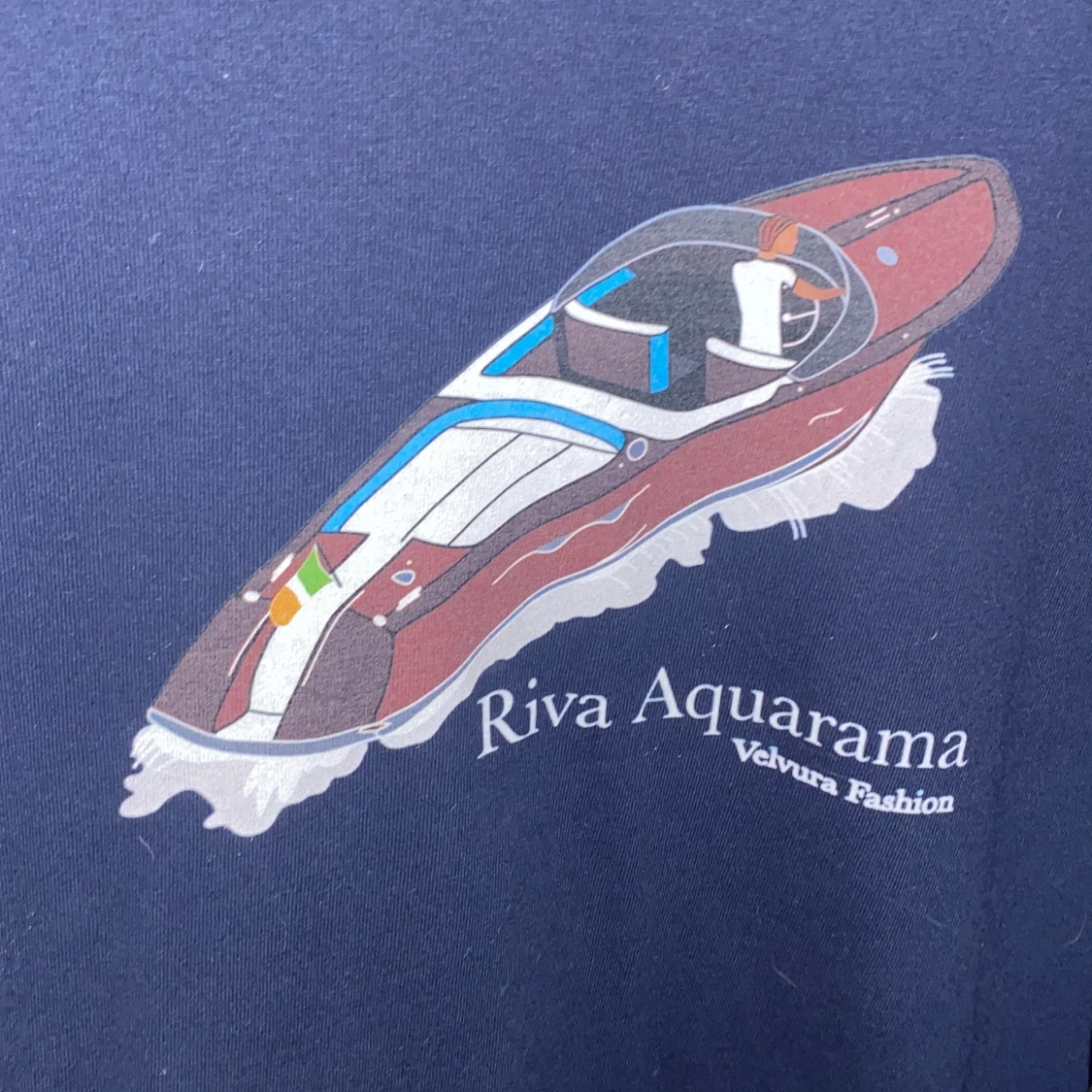 Marinblå Riva Aquarama t-shirt - 3
