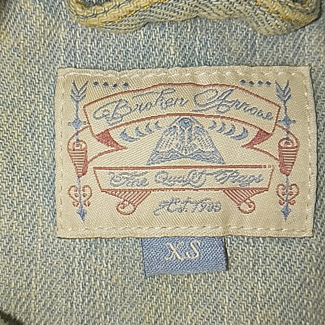 Ljusblå jeansväst från Broken Arrow - 3